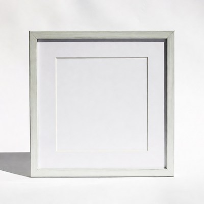 Empty Silver Picture Frame