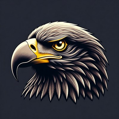 Bald Eagle Head Closeup