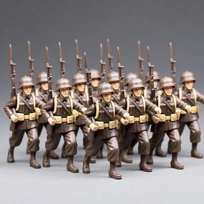 WWII German Soldier Toy Figures