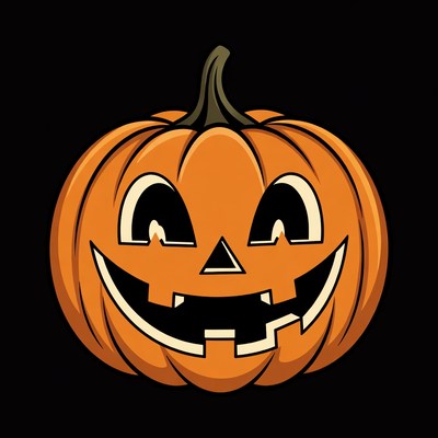 Cartoon Jack-o'-lantern Pumpkin