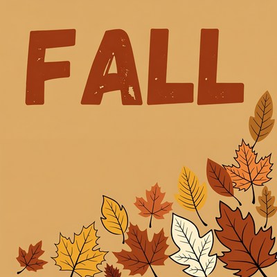 Fall Leaves Clipart Illustration