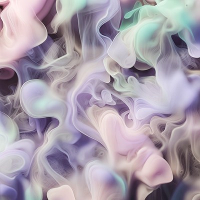 Colorful Pink Blue Purple Smoke Swirls