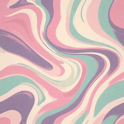 Pink Purple Teal Marble Swirl Pattern