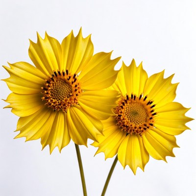 Two Yellow Black-Eyed Susans