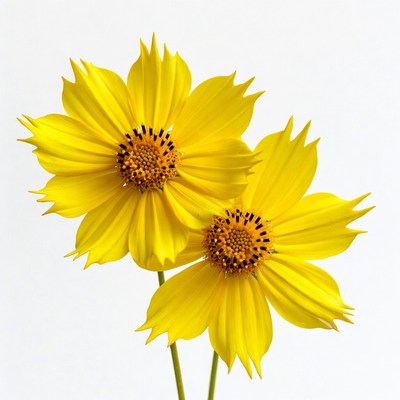 Two Yellow Black-Eyed Susans