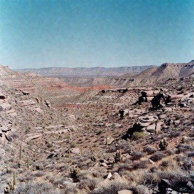 Grand Canyon Red Rock Desert Landscape