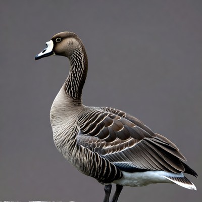 White-faced whistling duck standing