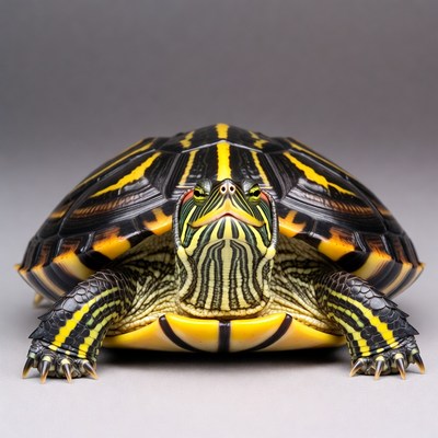 Red-Eared Slider Turtle Close-Up