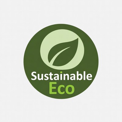 Sustainable Eco Leaf Logo