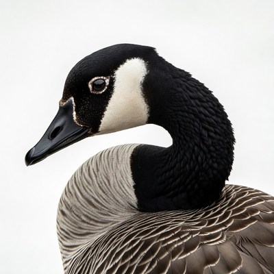 Canada Goose Head Closeup