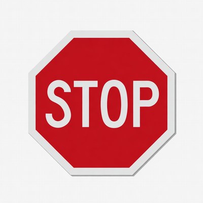 Red Stop Sign
