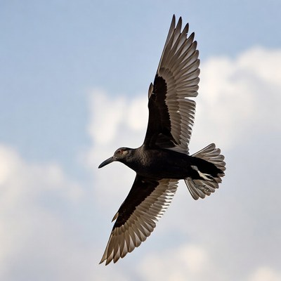 Black-winged Stilt Flying in Sky
