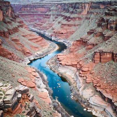 Grand Canyon with Winding River
