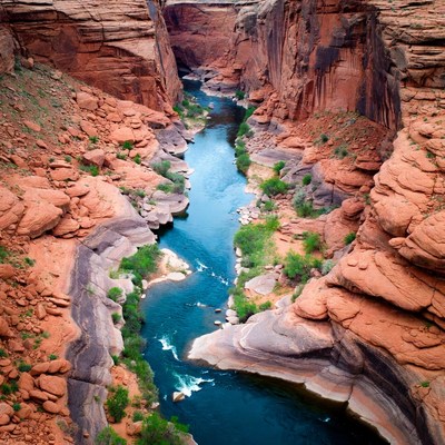 Colorado River in Red Rock Canyon