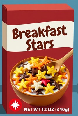 Breakfast Stars Cereal Box