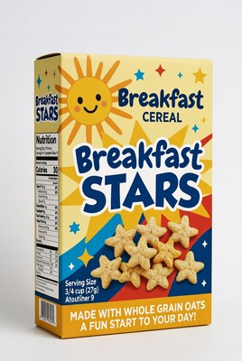Breakfast Stars Cereal Box