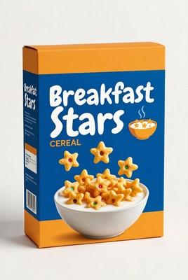 Breakfast Stars Cereal Box