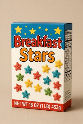 Breakfast Stars Cereal Box