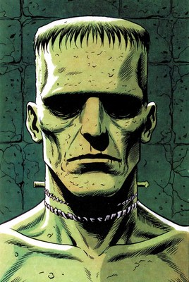 Frankenstein Monster Illustration