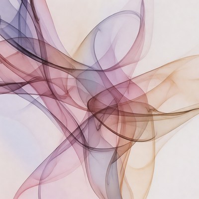 Abstract Swirling Purple Fabric