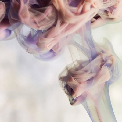 Colorful Pink Purple Smoke Swirls