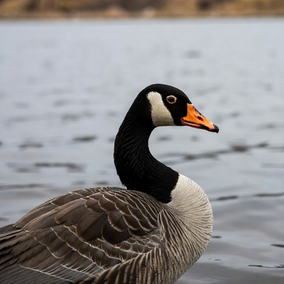 Canadian Goose on Lake