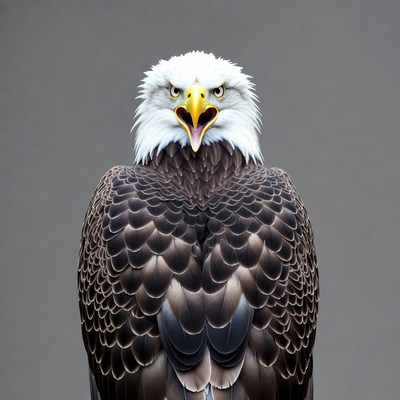 Bald eagle close-up portrait