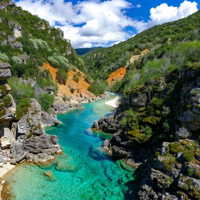 Turquoise River in Green Canyon