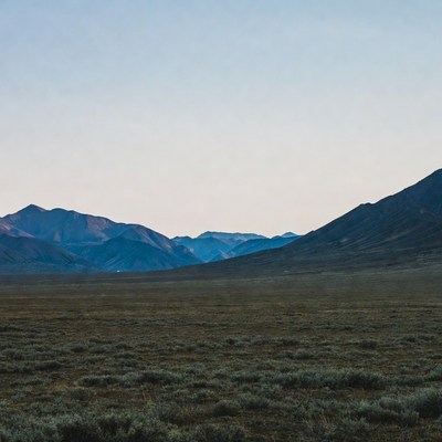 Vast Desert Mountains Landscape