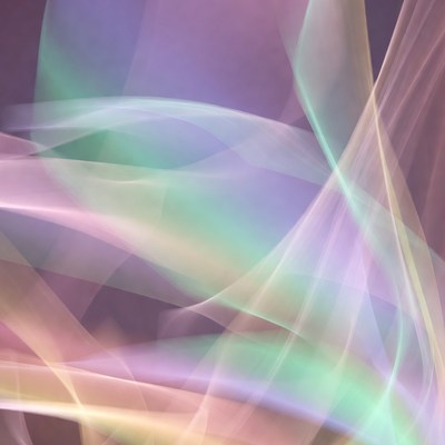 Abstract swirling colorful translucent waves