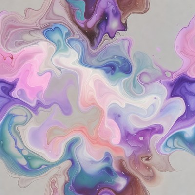 Abstract Fluid Art Swirls