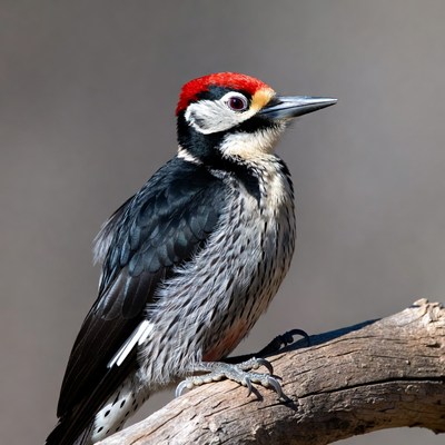 Red-headed Woodpecker on branch