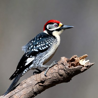 Red-headed Woodpecker on branch