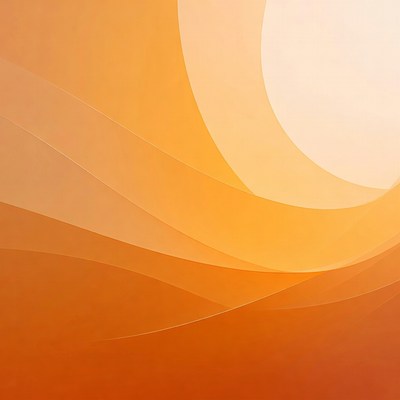 Abstract Orange Wave Background