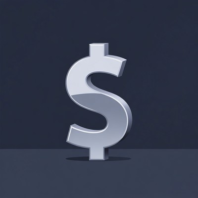 Silver Dollar Sign Half Full