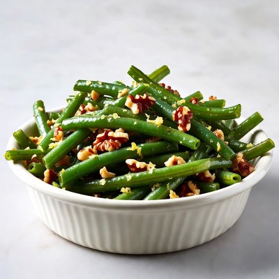 Green Beans with Walnuts