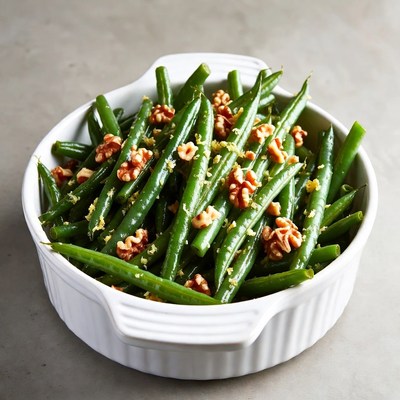 Green Beans with Walnuts