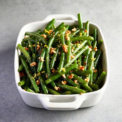 Green Beans with Lemon Zest and Walnuts