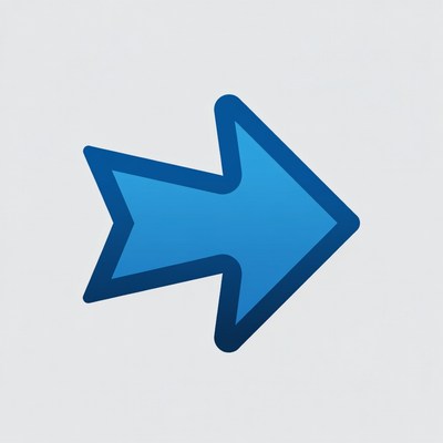 Blue right arrow icon