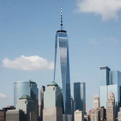 One World Trade Center Manhattan Skyline