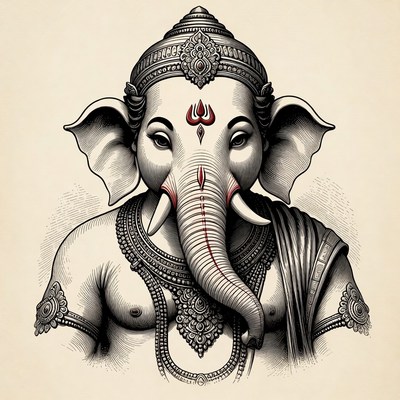 Lord Ganesha illustration