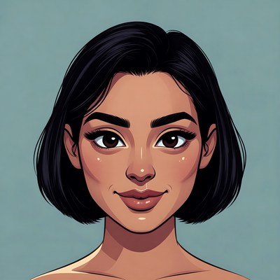 Beautiful Asian woman smiling portrait