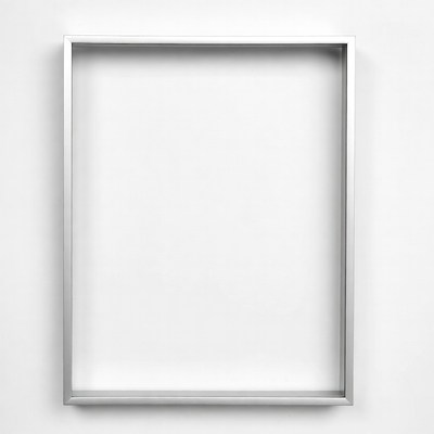 Empty Silver Picture Frame