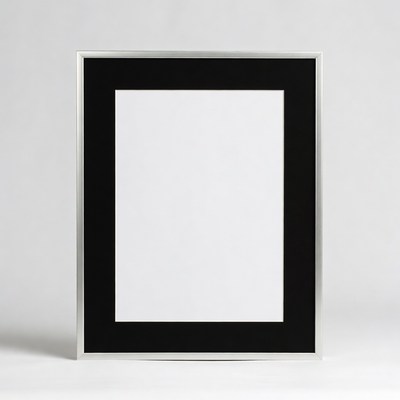Empty Black Picture Frame