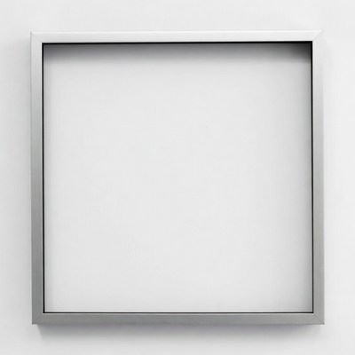 Empty Silver Picture Frame