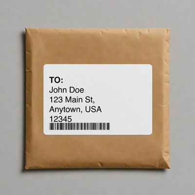 Brown Envelope Addressed to John Doe