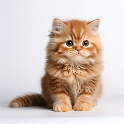Fluffy British Shorthair Kitten