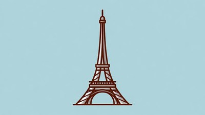 Eiffel Tower illustration