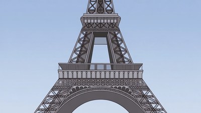 Eiffel Tower illustration