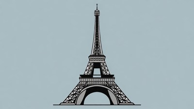 Eiffel Tower illustration